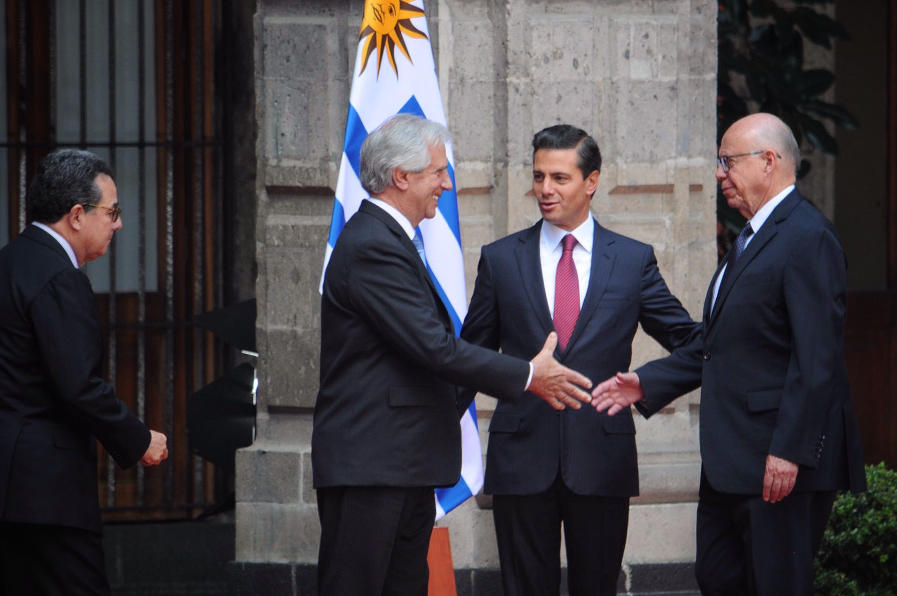 Presidente de Uruguay y Peña Nieto