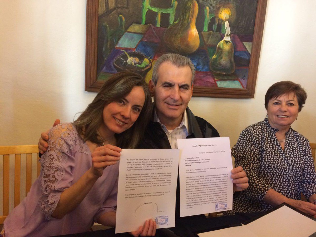 Miguel Ángel Chico Herrera renuncia al PRI, se va a Morena