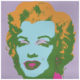 Marilyn Monroe pintada por Warhol