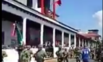 Se desploma templete en Michoacán