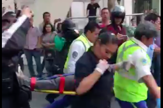 Un herido en Plaza Reforma 222