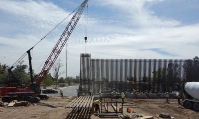Construcción de muro fronterizo
