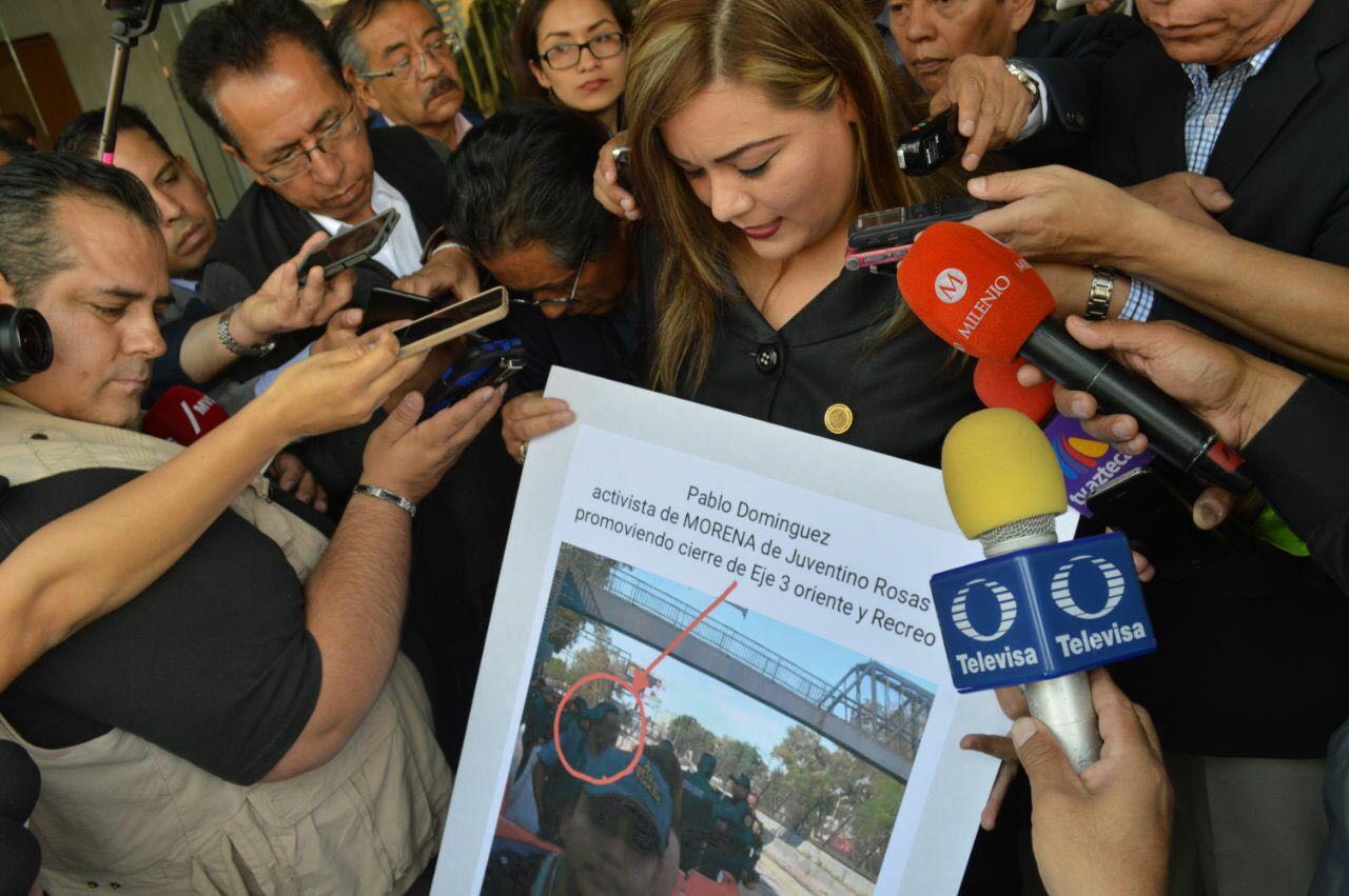 La legisladora perredista Elizabeth Mateos pidió a los integrantes y dirigentes de Morena “dejar de intentar desestabilizar a la ciudad y usar el tema del agua con fines políticos”