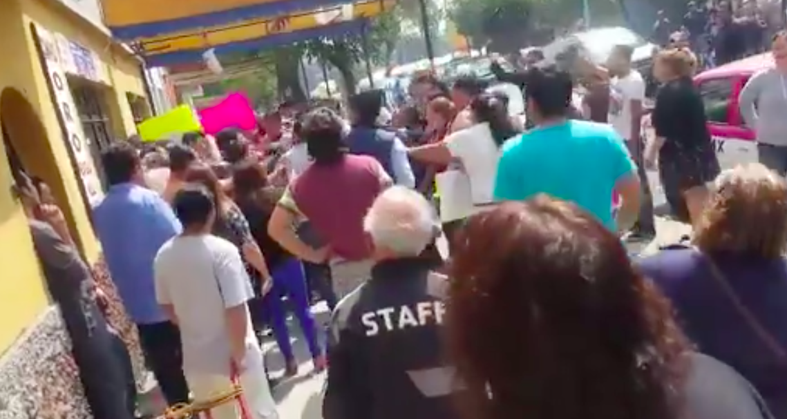 Agresión contra simpatizantes de Morena en Coyoacán