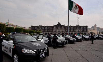 TOLUCA, ESTADO DE MÉXICO, 07MAYO2018.- El Ayuntamiento de Toluca y la Secretaria de Seguridad del Estado de México entregaron 100 patrullas, para incrementar la seguridad de la ciudadanía. FOTO: ARTEMIO GUERRA BAZ /CUARTOSCURO.COM