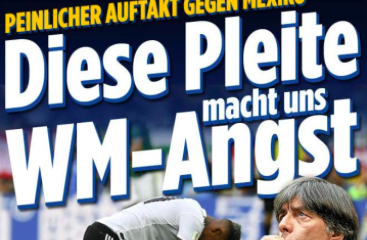 Prensa alemana condena a su selección