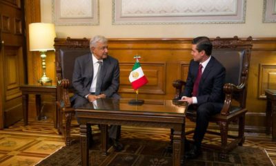 Enrique Peña Nieto con AMLO