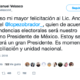 Manuel Velasco felicita a AMLO