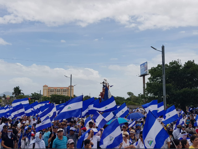 Protesta en Nicaragua, Juntos somos un volcán
