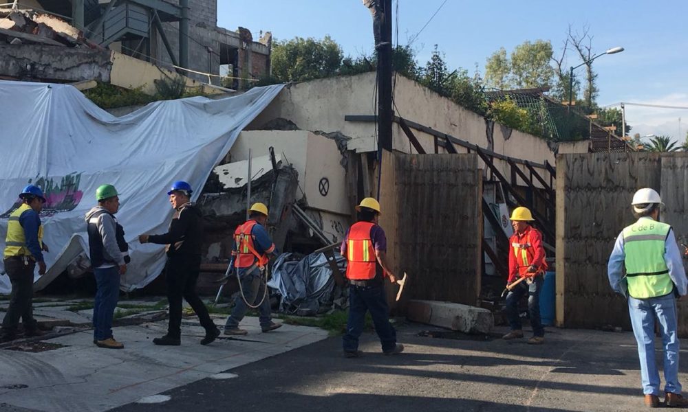 Demolición del Colegio Enrique Rébsamen