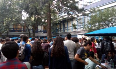 Condena UNAM agresión a estudiantes por parte de grupos porriles afuera de Rectoría