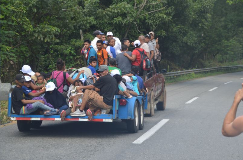 Caravana migrante avanza