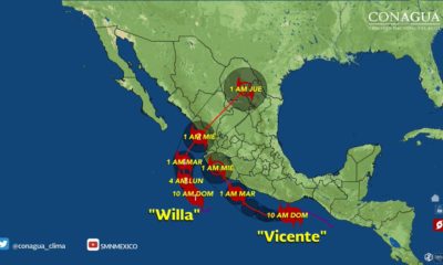Willa, huracán categoría 1, Pacífico