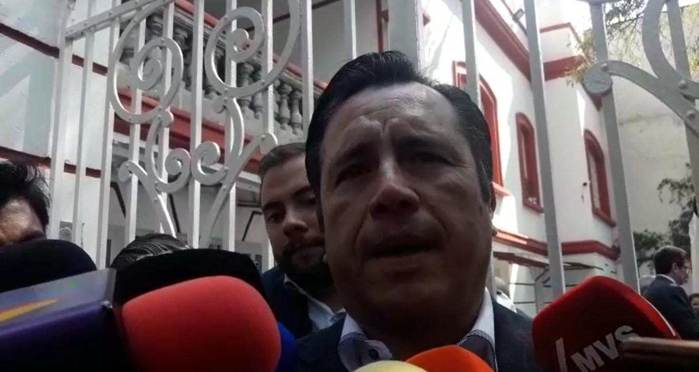 Cuitláhuac García, Gobernador de Veracruz, se pronuncia a favor de los "Superdelegados"