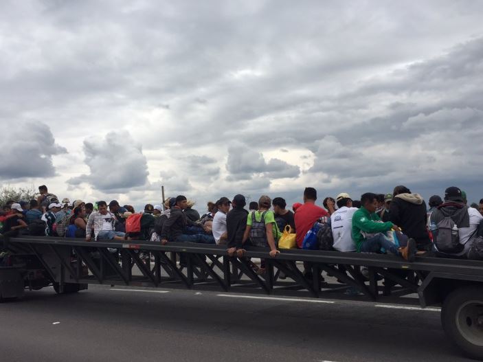 caravana migrante Puebla
