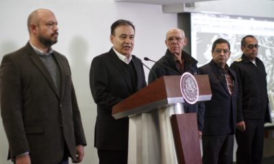 Durazo, en conferencia de prensa sobre el accidente aéreo y fallecimiento de la gobernadora de Puebla y Rafael Moreno Valle
