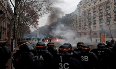Francia más de 1700 detenidos por protestas contra el alza a gasolinas