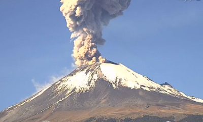 Popocatépetl, explosión