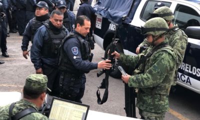 SEDENA revisa a policía de Morelos