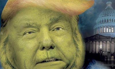 Donald Trump se convierte en el Grinch para un pequeño