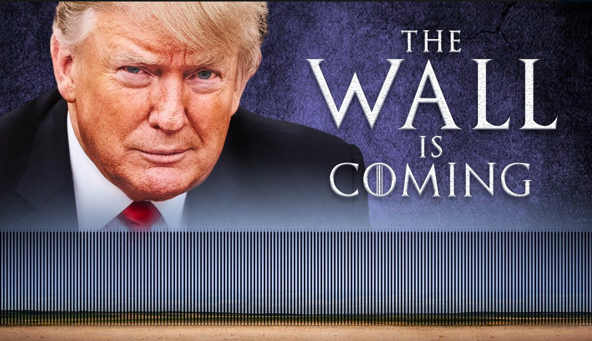 Trump lanza meme sobre muro y dice que este se pagará solo