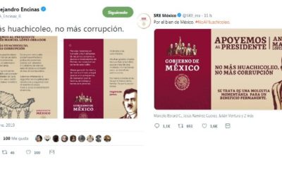 Twitter de SRE y Energía se equivocan y violan Constitución