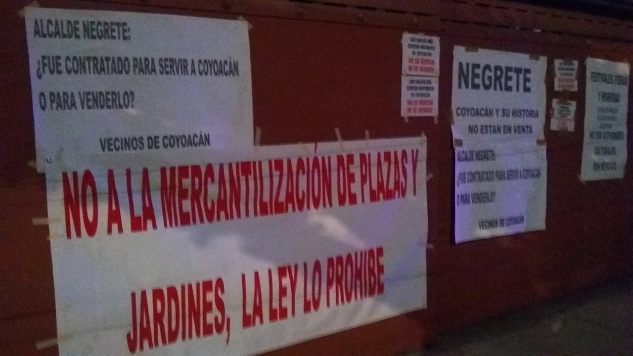 Coyoacán, Manuel Negrete, Vecinos