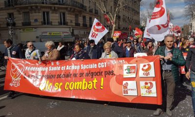 Marchas Francia Macron CGT Huelga