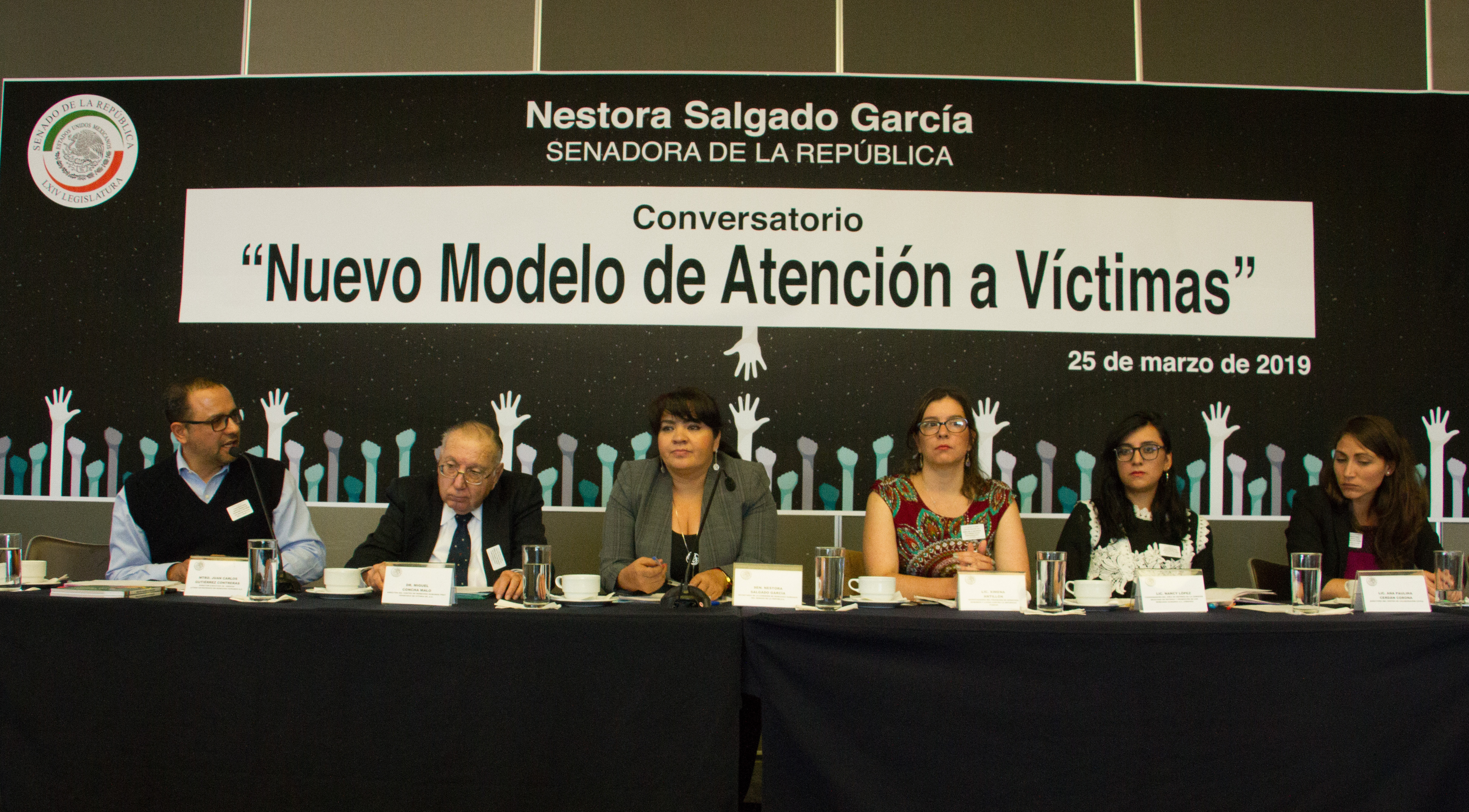 Nestora Salgado solicita nuevo modelo de atención a víctimas