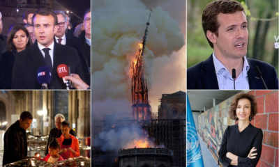 Reacciones en el Mundo por el incendio de la iglesia de Notre Dame