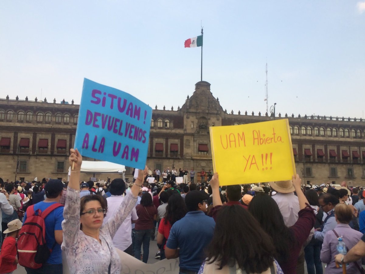 Profesores y alumnos marchan “en defensa” de la UAM