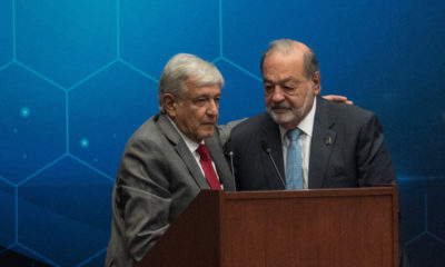 AMLO recibe a expresidentes iberoamericanos y a los Slim