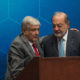 AMLO recibe a expresidentes iberoamericanos y a los Slim