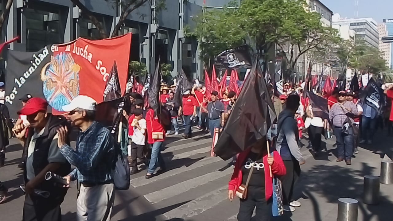 Marchas Día del Trabajo SITUAM SME CFE SUTERM CTM CNTE