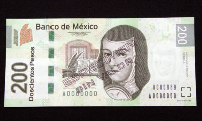Remplazarán de billete de 200 a Sor Juana/ La Hoguera