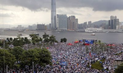 China condena protestas en Hong Kong contra su gobierno