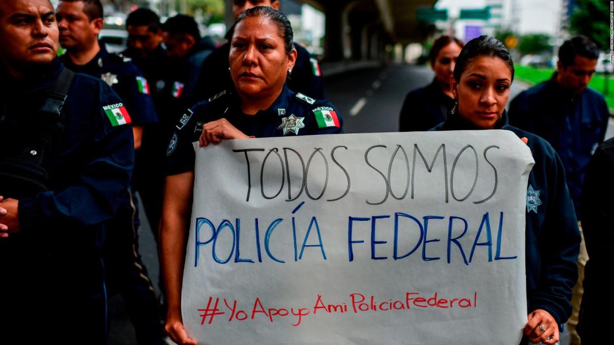 Policía Federal, Policías Federales, Protestas, Guardia Nacional, Alfonso Durazo, Policía,