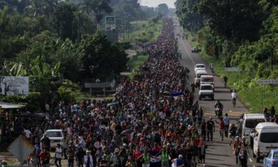 Migrantes protestan por cuarto día consecutivo en Tapachula
