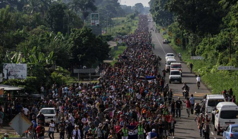 Migrantes protestan por cuarto día consecutivo en Tapachula