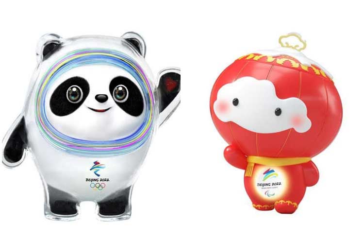 Presentan las mascotas para los Juegos Olímpicos de Invierno de Beijing 2022