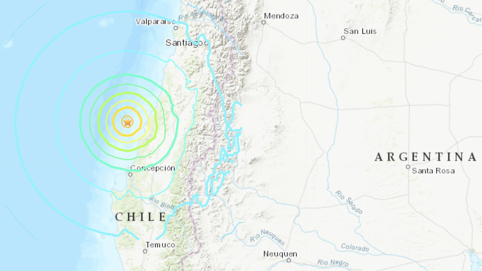 Sismo de 6.6 grados sacude al territorio chileno