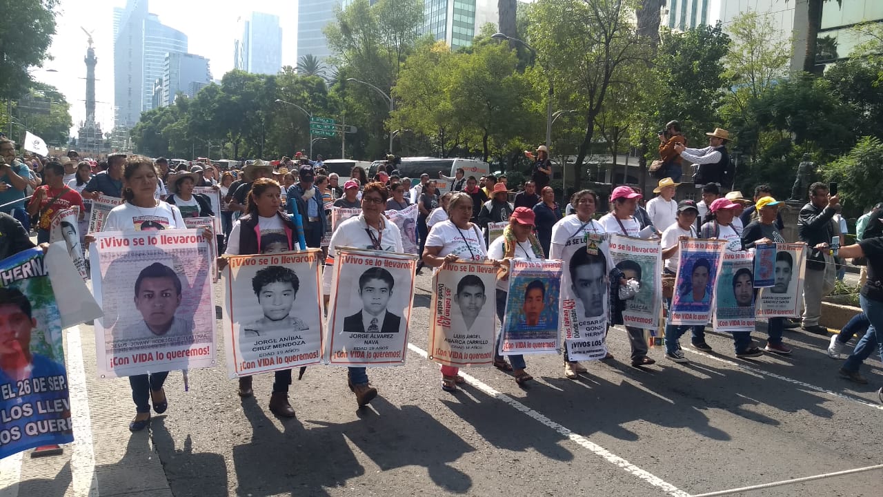 Marcha por Ayotzinapa, 5 años de lucha