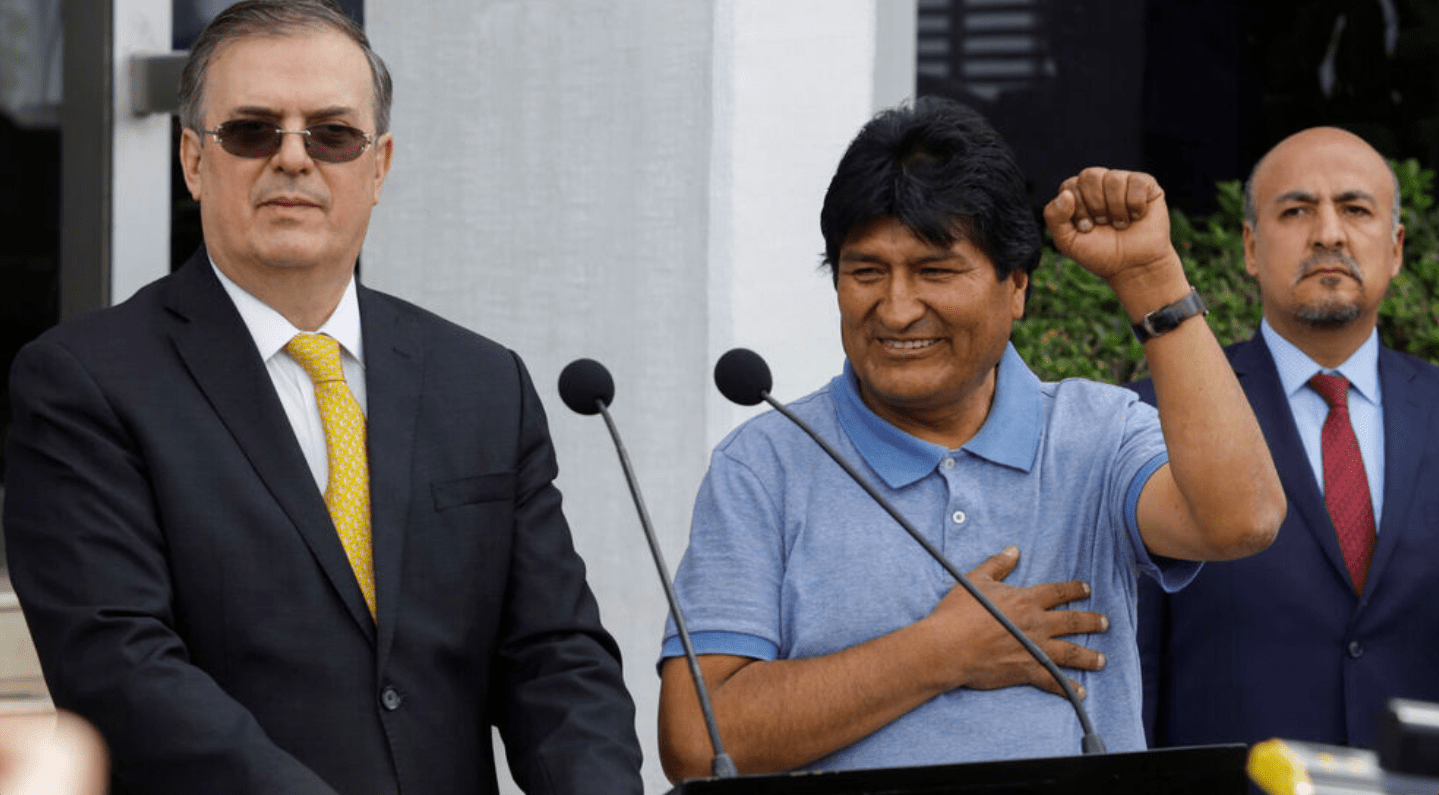 Evo Morales abandonó México