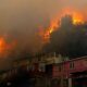 Incendio en Chile consume más de un ciento de casas