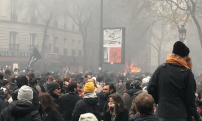 Protestas en Francia contra la reforma a pensiones