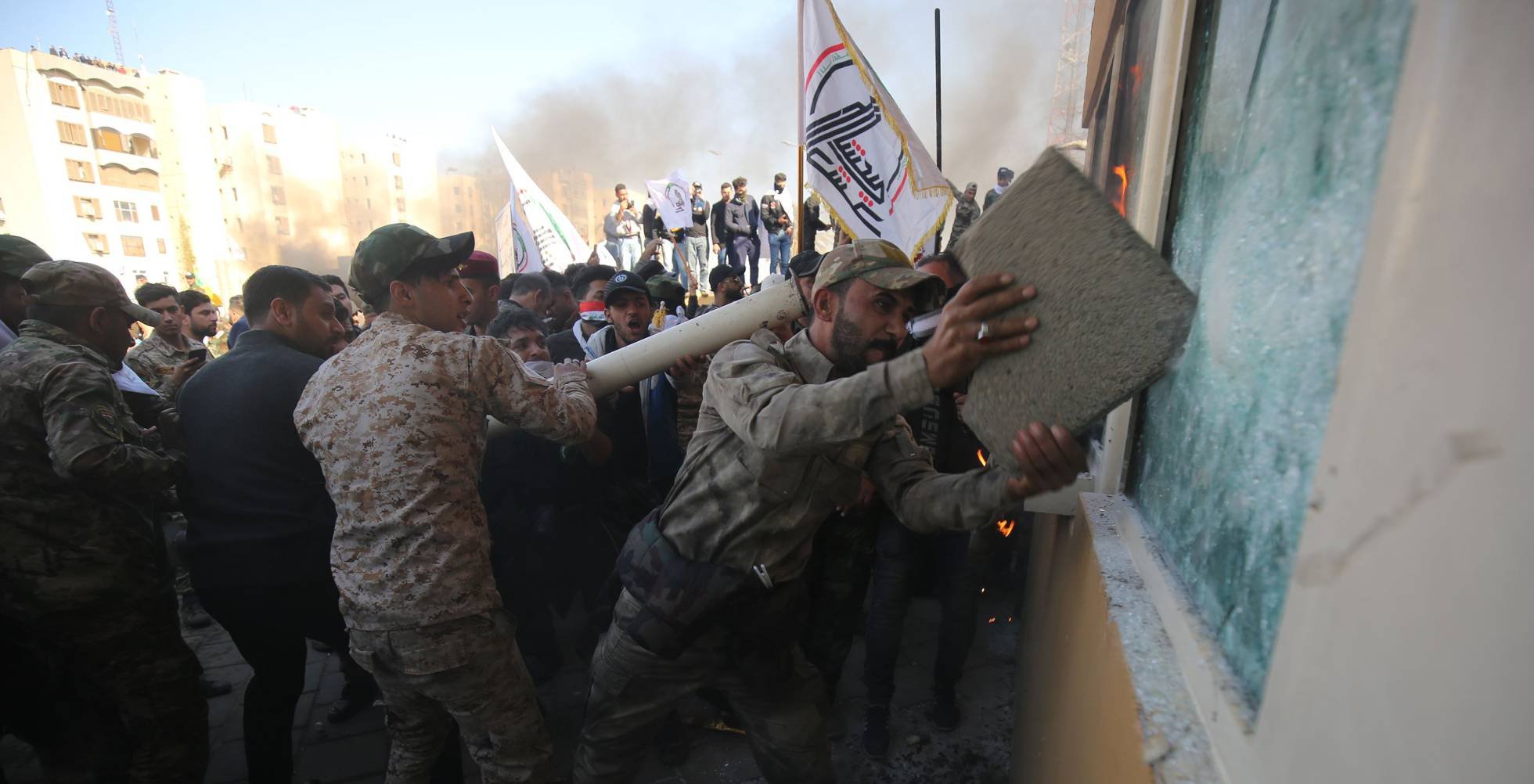Cohete explota cerca de embajada estadounidense en Bagdad