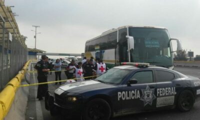 Hombre trajeado asalta en autobús en la México-Pachuca