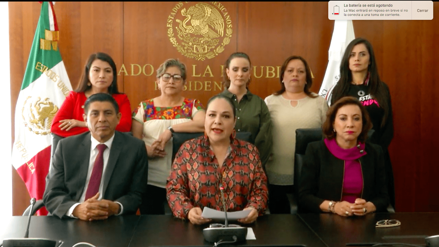 Senado se pronuncia en contra de feminicidios; condena asesinato de Fátima