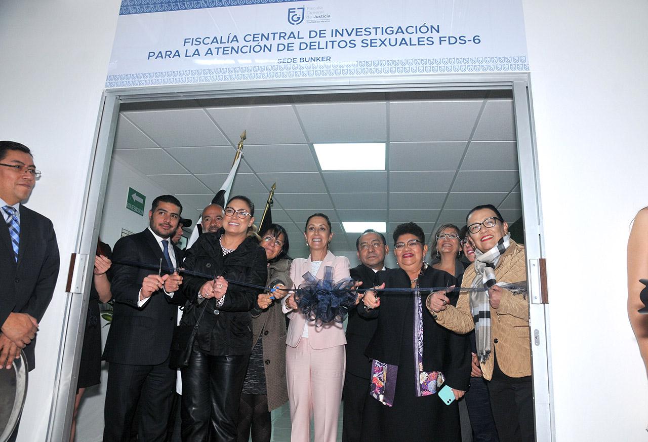FGJ CDMX inaugura Agencia Modelo Especializada en Delitos Sexuales