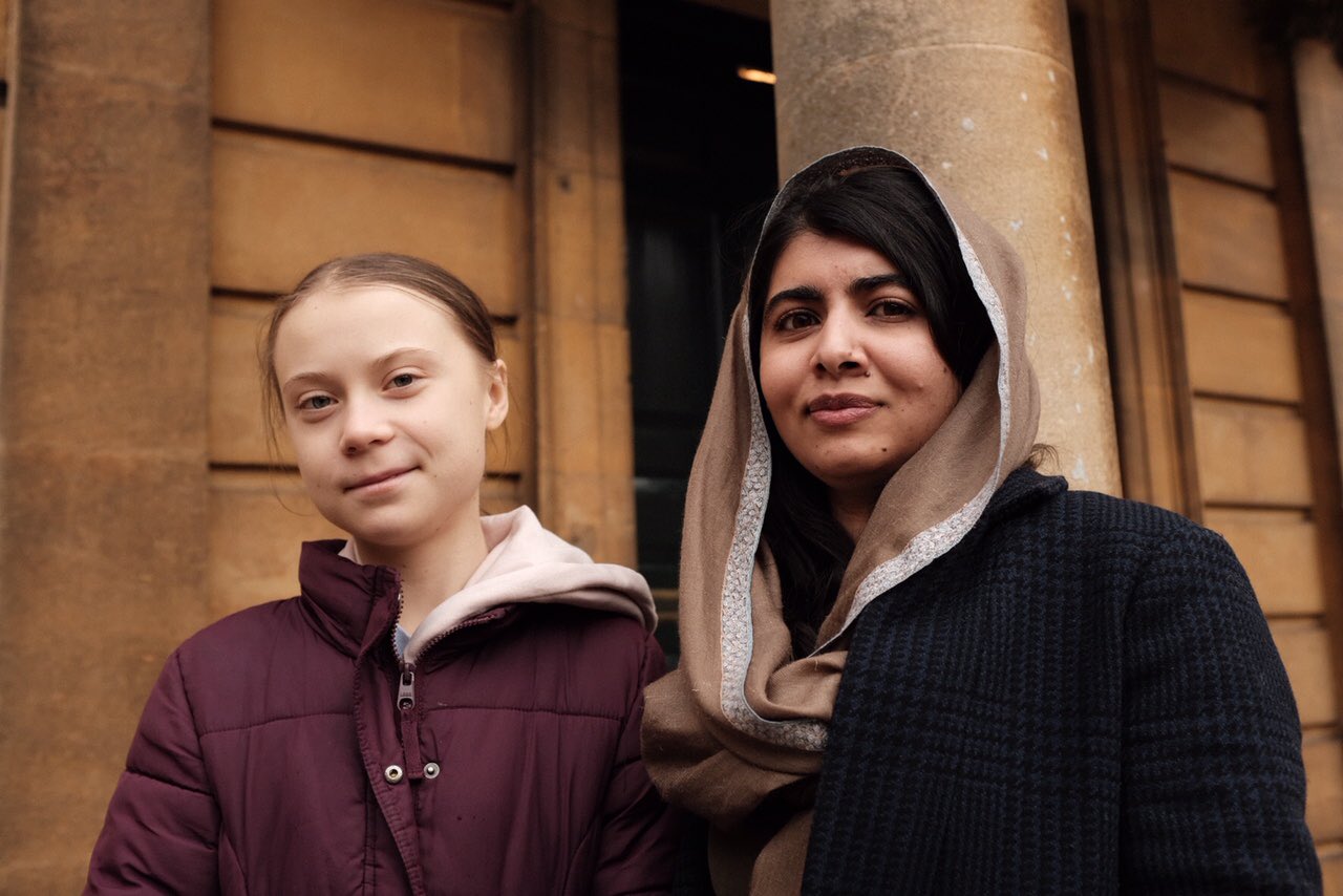 Greta Thunberg y Malala se reúnen en Oxford